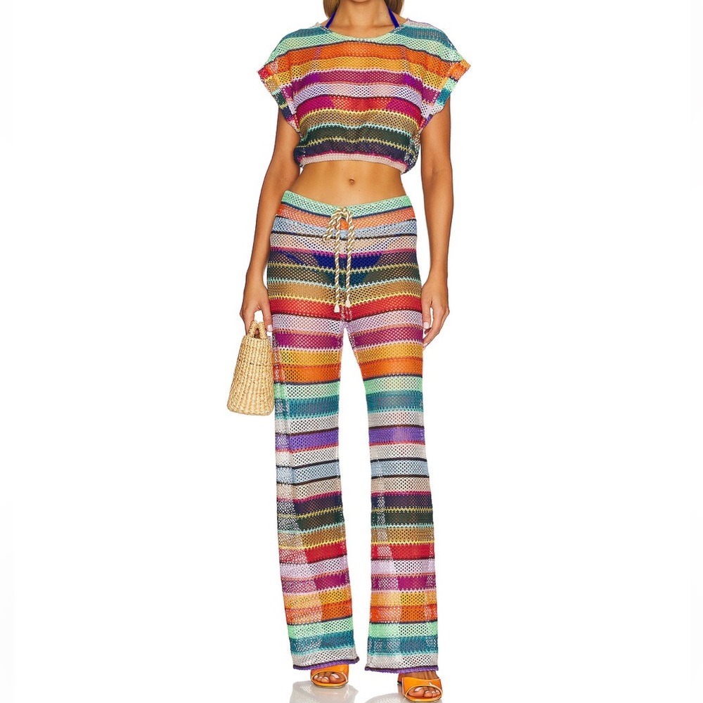 RENEE CROP TOP and Bree Boho Pant in Calypso
